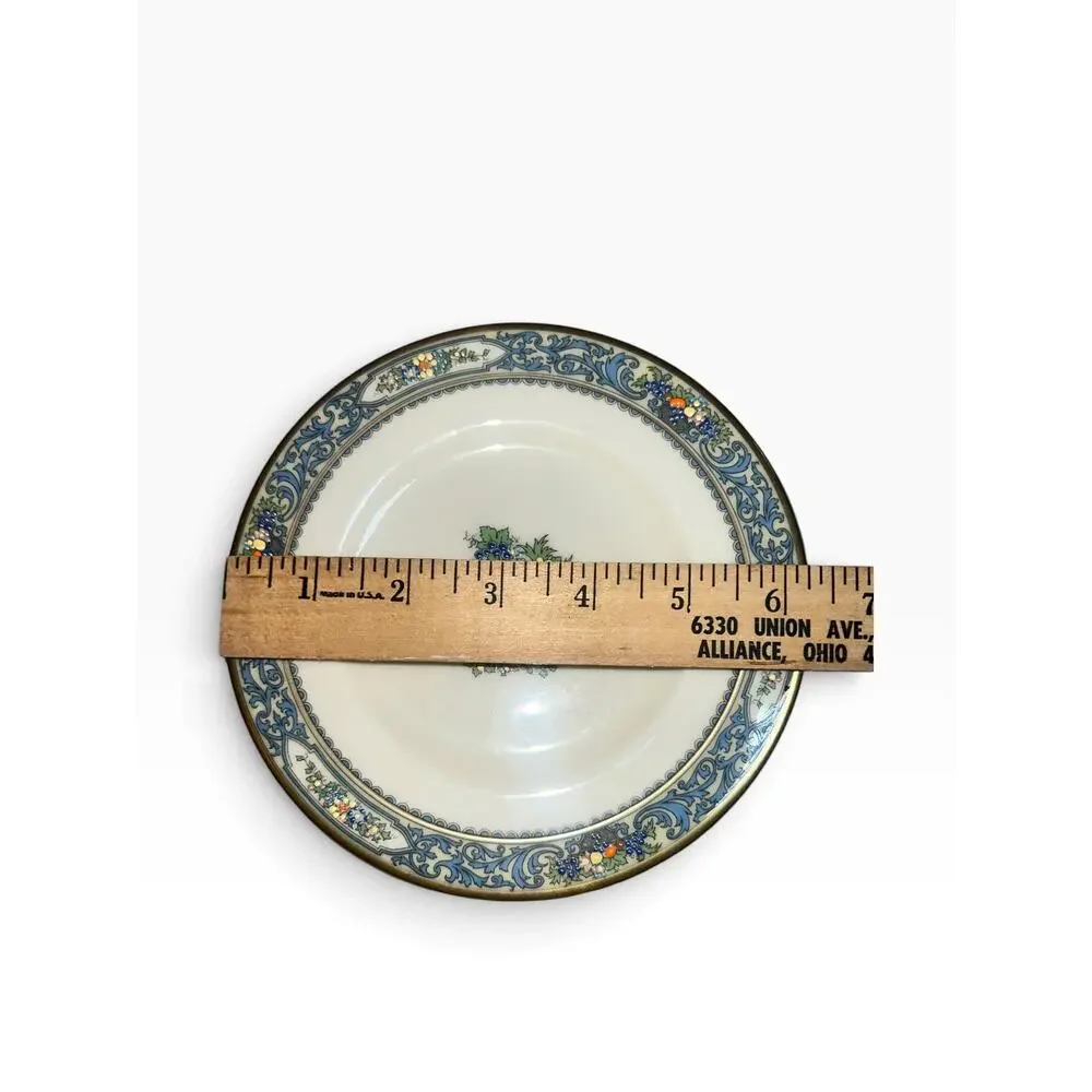 Lenox The Autumn collection bread plates lot of 4 bread plates. blue gold fall
